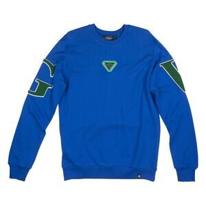 GEORGE V GV SIGNATURE CHENILLE CREWNECK BLUE - GV-2409 - L